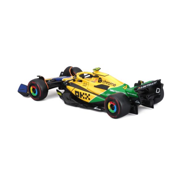  18-38214 Bburago F1 Mclaren MCL38 2024 #4 Lando Norris Senna Livery 1/43 