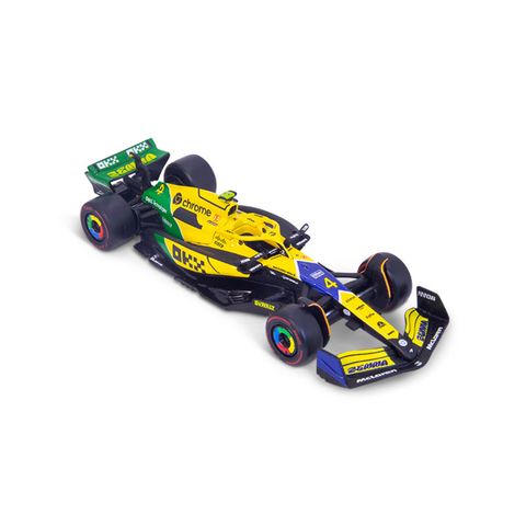  Xe đua mô hình 18-38214 Bburago F1 Mclaren MCL38 2024 #4 Lando Norris Senna Livery 1/43 