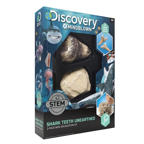 Bộ đồ chơi Discovery khảo cổ truy tìm răng cá mập 2pc