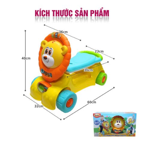  XE TẬP ĐI SƯ TỬ KẾT HỢP XE CHÒI CHÂN SCOOTER WINFUN 