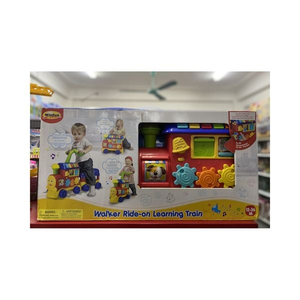 Xe chòi chân, tập đi hình tàu hoả kết hợp 2 trong 1. cho bé Winfun 0803
