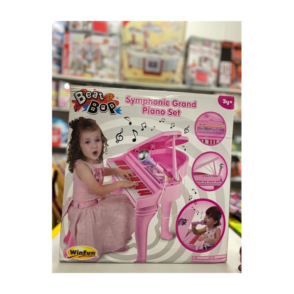 Đàn piano cổ điển WinFun màu hồng kèm mic - 2045G