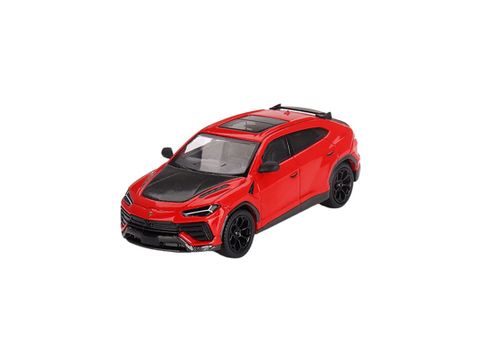  Xe mô hình MINI GT 1/64 Lamborghini Urus Performance Rosso Mars Left Handle 