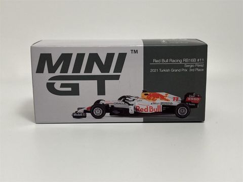 MINI GT 1/64 Red Bull RB16B 2021 Third Place Winner #11 Turkish Grand Prix Sergio Perez 
