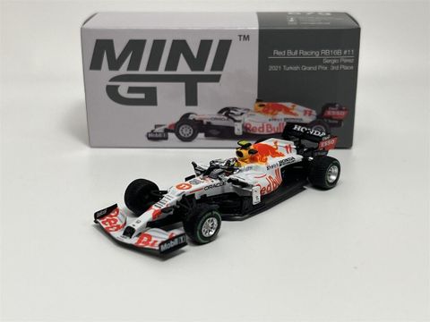  MINI GT 1/64 Red Bull RB16B 2021 Third Place Winner #11 Turkish Grand Prix Sergio Perez 