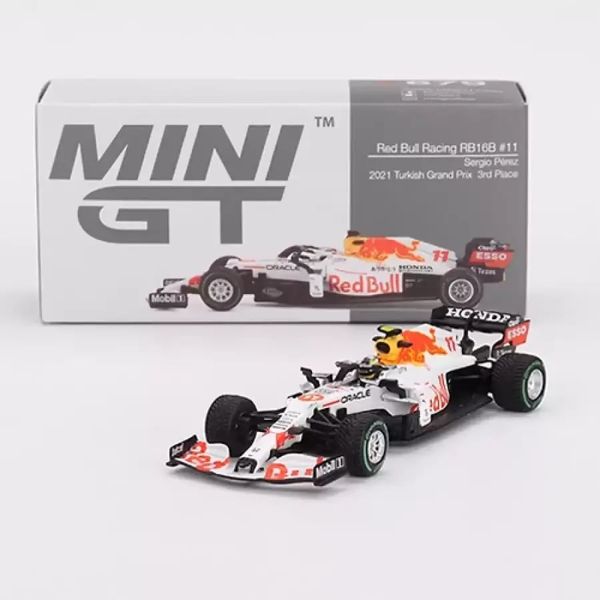 MINI GT 1/64 Red Bull RB16B 2021 Third Place Winner #11 Turkish Grand Prix Sergio Perez