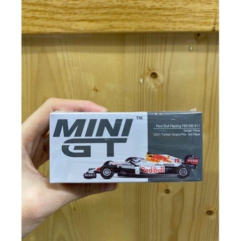  MINI GT 1/64 Red Bull RB16B 2021 Third Place Winner #11 Turkish Grand Prix Sergio Perez 