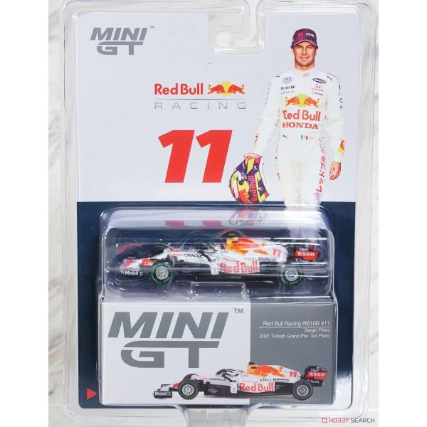 MINI GT x MiJo Exclusives 1/64 Red Bull RB16B 2021 Third Place Winner #11 Turkish Grand Prix Sergio Perez