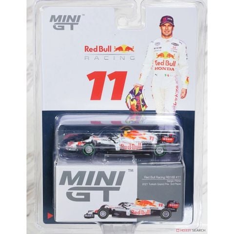  Xe mô hình MINI GT x MiJo Exclusives 1/64 Red Bull RB16B 2021 Third Place Winner #11 Turkish Grand Prix Sergio Perez 