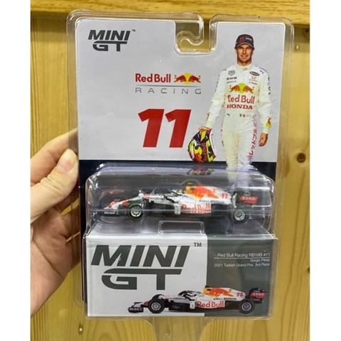  Xe mô hình MINI GT x MiJo Exclusives 1/64 Red Bull RB16B 2021 Third Place Winner #11 Turkish Grand Prix Sergio Perez 