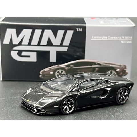  MINI GT 1/64 Lamborghini Countach LPI 800-4 Nero Maia Black 