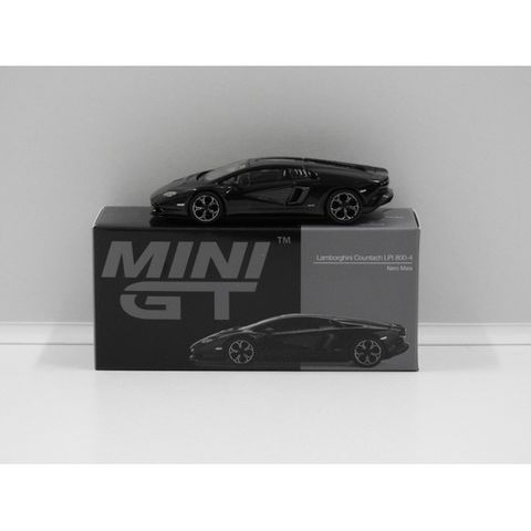  MINI GT 1/64 Lamborghini Countach LPI 800-4 Nero Maia Black 