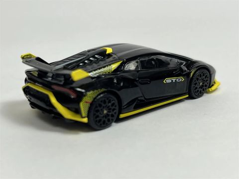  Xe mô hình MINI GT 1/64 Lamborghini Huracan STO Nero Noctis (LHD) 