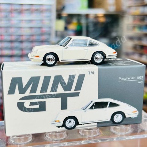  Xe mô hình MINI GT 1/64 Porsche 901 1963 Ivory Left Handle Finished Product 