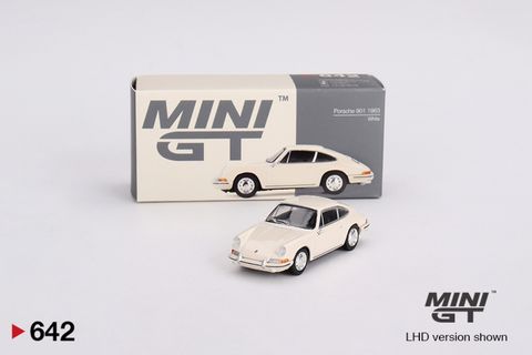  Xe mô hình MINI GT 1/64 Porsche 901 1963 Ivory Left Handle Finished Product 