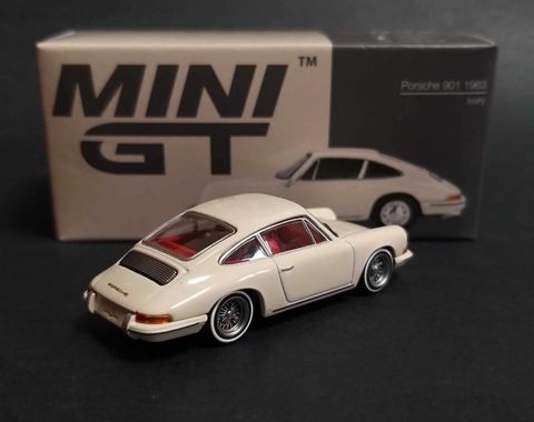  Xe mô hình MINI GT 1/64 Porsche 901 1963 Ivory Left Handle Finished Product 