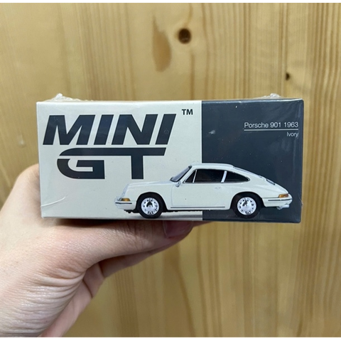  Xe mô hình MINI GT 1/64 Porsche 901 1963 Ivory Left Handle Finished Product 