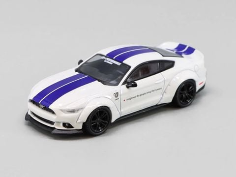  Xe mô hình MINI GT 1/64 LBWORKS Ford Mustang White (RHD) 