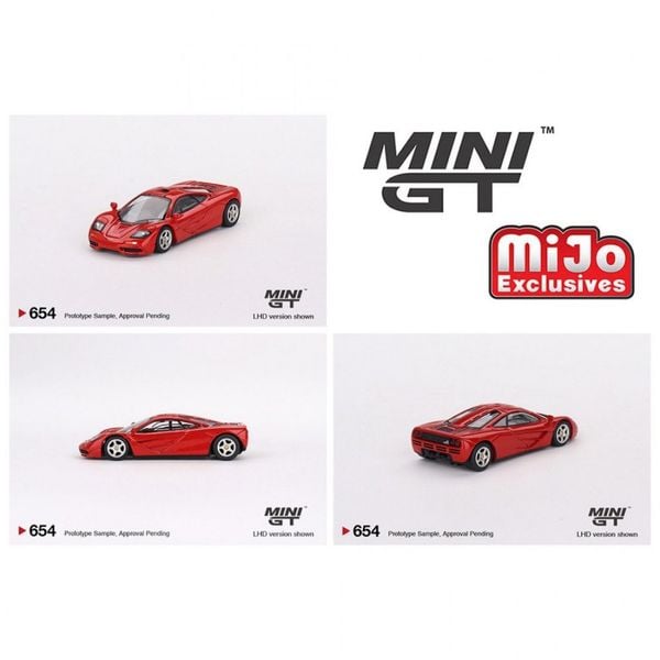 MINI GT 1/64 McLaren F1 Red Left Handle