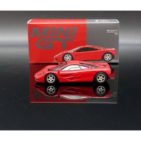  Xe mô hình MINI GT 1/64 McLaren F1 Red Left Handle 