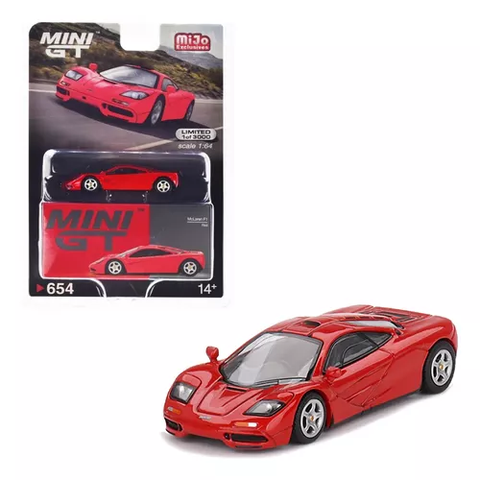  Mini GT 1:64 McLaren F1 Red Diecast Model Car - MGT00654 