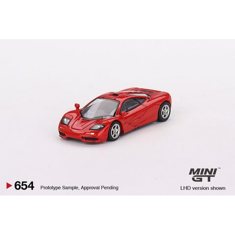  Mini GT 1:64 McLaren F1 Red Diecast Model Car - MGT00654 