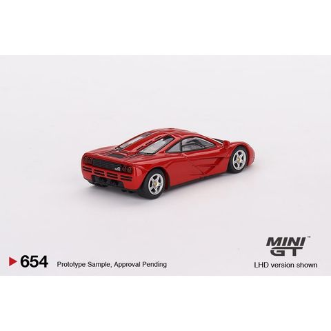  Mini GT 1:64 McLaren F1 Red Diecast Model Car - MGT00654 