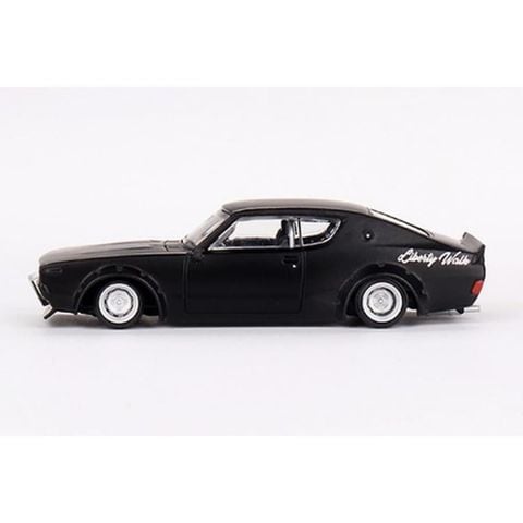  Xe mô hình MINI GT 1/64 Nissan Skyline Kenmeri Liberty Walk, Matte Black 