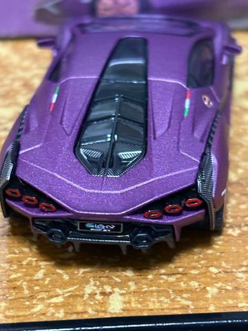  MINI GT 1/64 Lamborghini Cyan FKP 37 SE30 Matte Viola Left Handle, Hong Kong Limited 