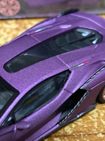  MINI GT 1/64 Lamborghini Cyan FKP 37 SE30 Matte Viola Left Handle, Hong Kong Limited 