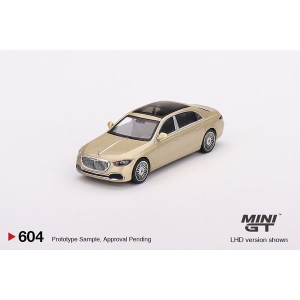 MINI GT 1/64 Mercedes Maybach S680 Champagne Metallic Left Handle