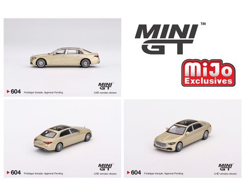  MINI GT 1/64 Mercedes Maybach S680 Champagne Metallic Left Handle 