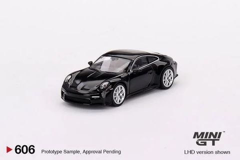  Xe mô hình MINI GT 1/64 Porsche 911 (992) GT3 Touring Black Left Handle 