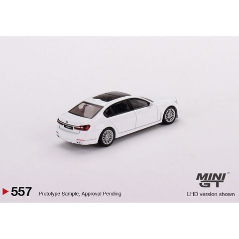  Xe mô hình MINI GT 1/64 BMW Alpina B7 xDrive Alpine White Right Handle 