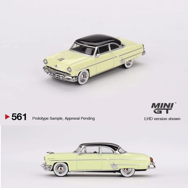 MINI GT 1/64 Lincoln Capri 1954 Premier Yellow Left Handle