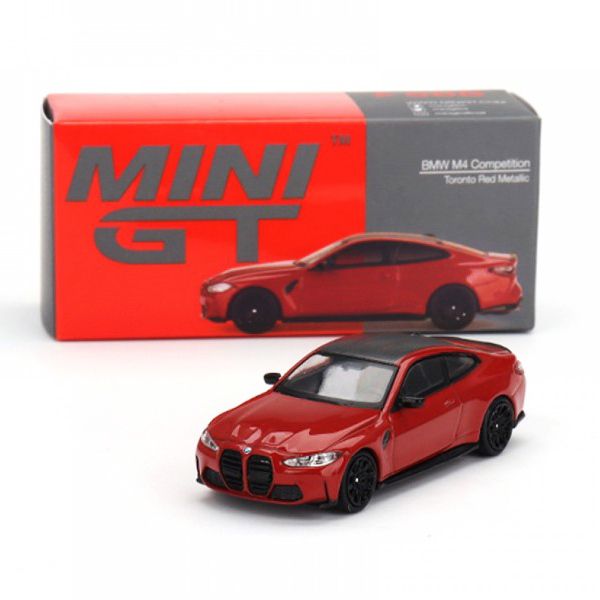 Mô hình MINI GT 1/64 BMW M4 Competition (G82) Toronto Red Metallic