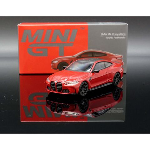  Mô hình MINI GT 1/64 BMW M4 Competition (G82) Toronto Red Metallic 