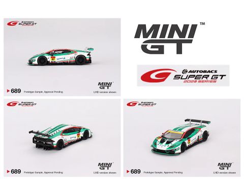  Xe mô hình MINI GT 1/64 Lamborghini Huracan GT3 EVO #87 JLOC 2022 Super GT Series (LHD) 