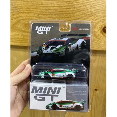 Xe mô hình MINI GT 1/64 Lamborghini Huracan GT3 EVO #87 JLOC 2022 Super GT Series (LHD) 