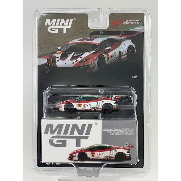 MINI GT 1/64 Lamborghini Huracan GT3 EVO #88 JLOC 2022 Super GT Series Japan Limited (LHD)