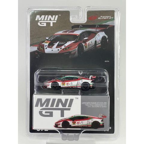  Xe mô hình MINI GT 1/64 Lamborghini Huracan GT3 EVO #88 JLOC 2022 Super GT Series Japan Limited (LHD) 