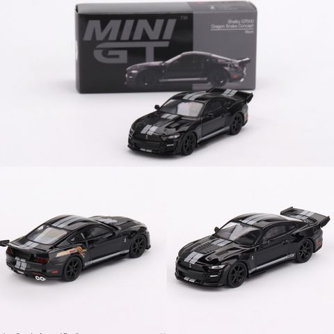  MINI GT 1/64 Shelby GT500 Dragon Snake Concept Black Left Handle 