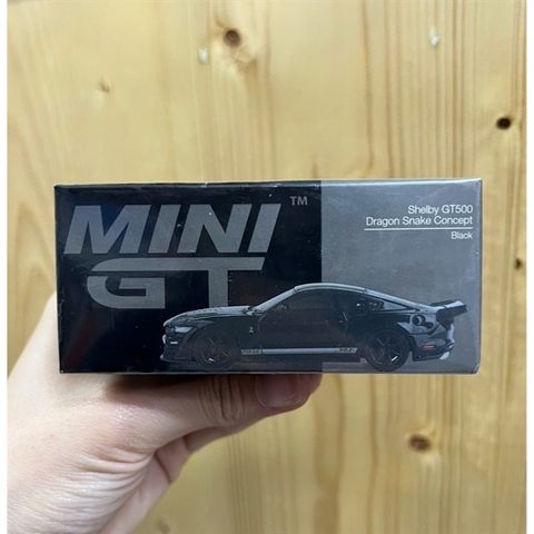  MINI GT 1/64 Shelby GT500 Dragon Snake Concept Black Left Handle 