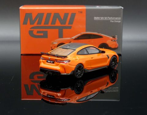  Xe mô hình MINI GT 1/64 BMW M4 M Performance (G82) Fire Orange 