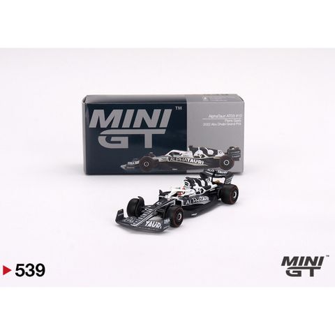 Xe mô hình MINI GT 1/64 Alpha Tauri F1 AT03 2022#10 Abu Dhabi Grand Prix Pierre Gasly 