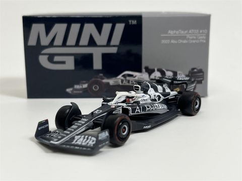  Xe mô hình MINI GT 1/64 Alpha Tauri F1 AT03 2022#10 Abu Dhabi Grand Prix Pierre Gasly 