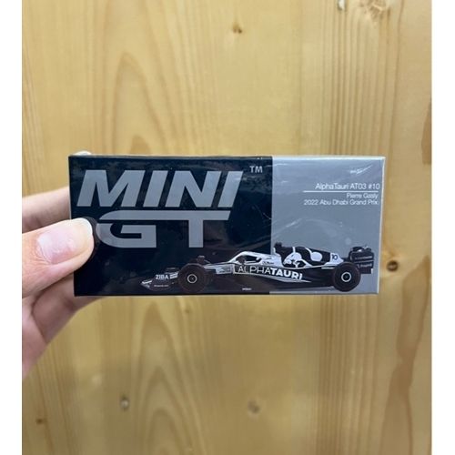 MINI GT 1/64 Alpha Tauri F1 AT03 2022#10 Abu Dhabi Grand Prix Pierre Gasly