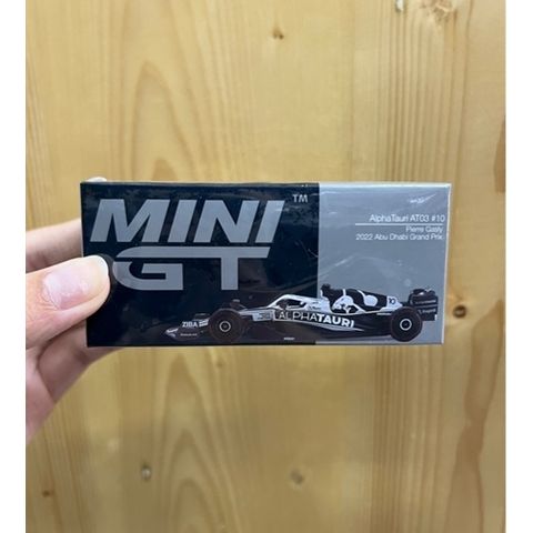  Xe mô hình MINI GT 1/64 Alpha Tauri F1 AT03 2022#10 Abu Dhabi Grand Prix Pierre Gasly 
