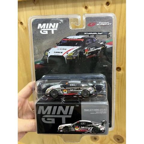  Xe mô hình Mini GT 1/64 TANAX GAINER GT-R SUPER GT2022 SERIES #10 GAINER (left handle) Japan Only 