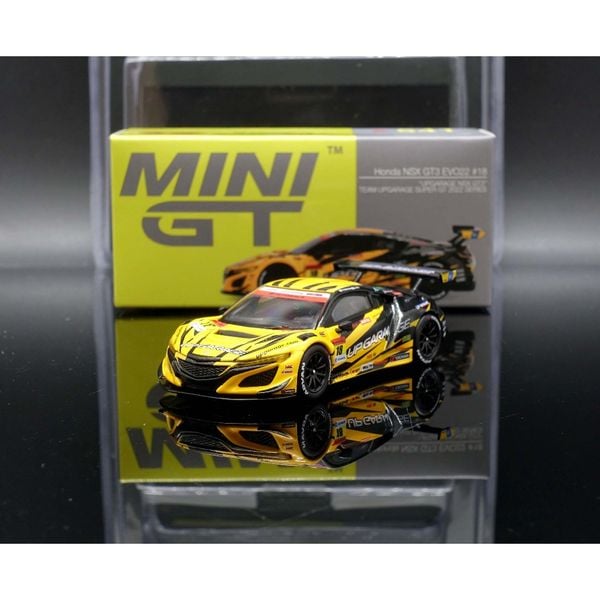  MINI GT 1/64 UPGARAGE NSX GT3 SUPER GT2022 SERIES #18 TEAM UPGARAGE (Left Handle) 